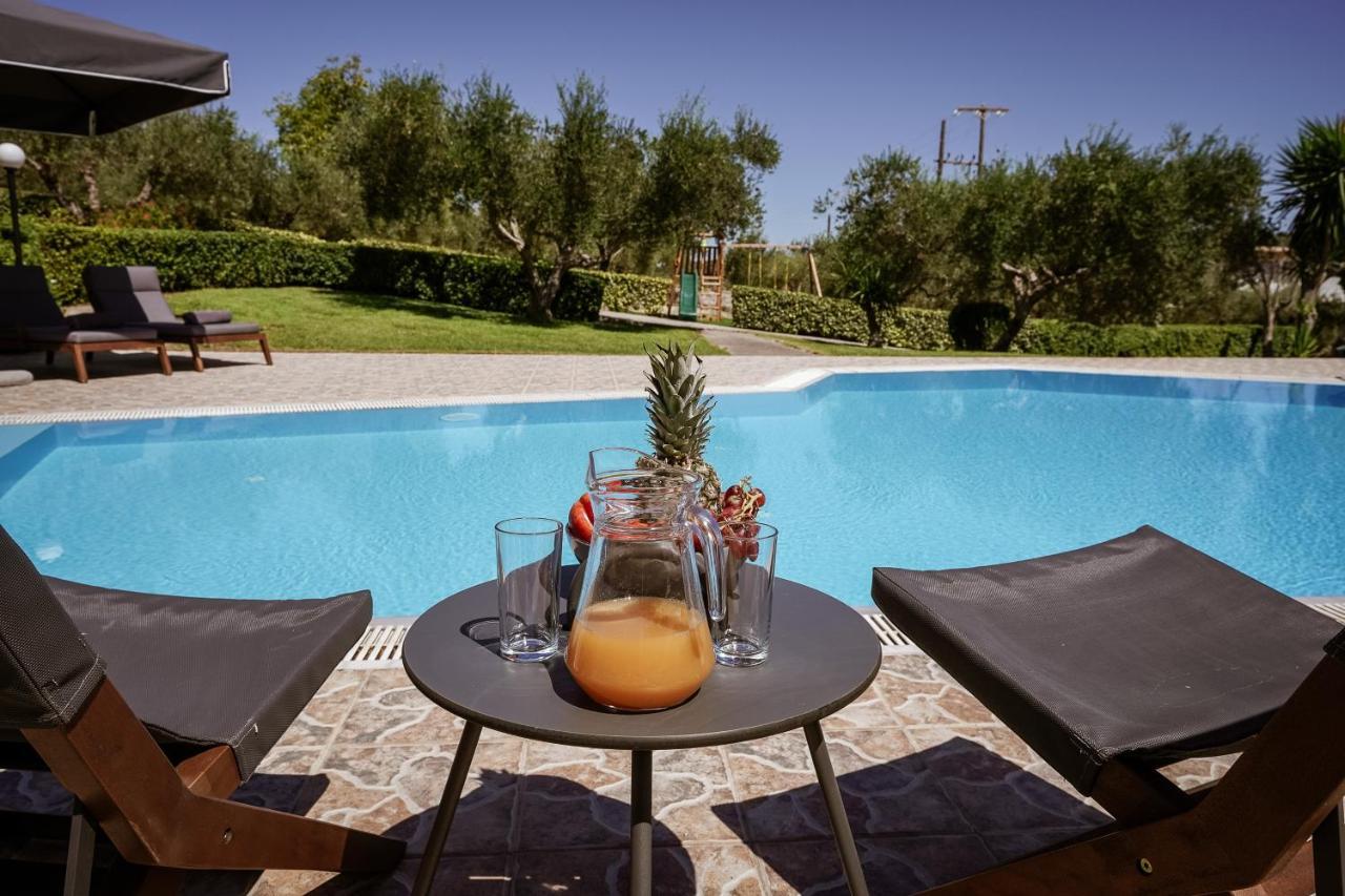 Lefkothea Villas With Large Pool, Bbq & Playground Adelianos Kampos Exterior foto