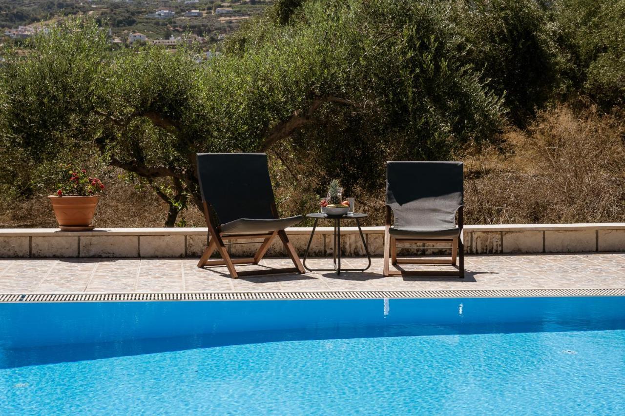 Lefkothea Villas With Large Pool, Bbq & Playground Adelianos Kampos Exterior foto