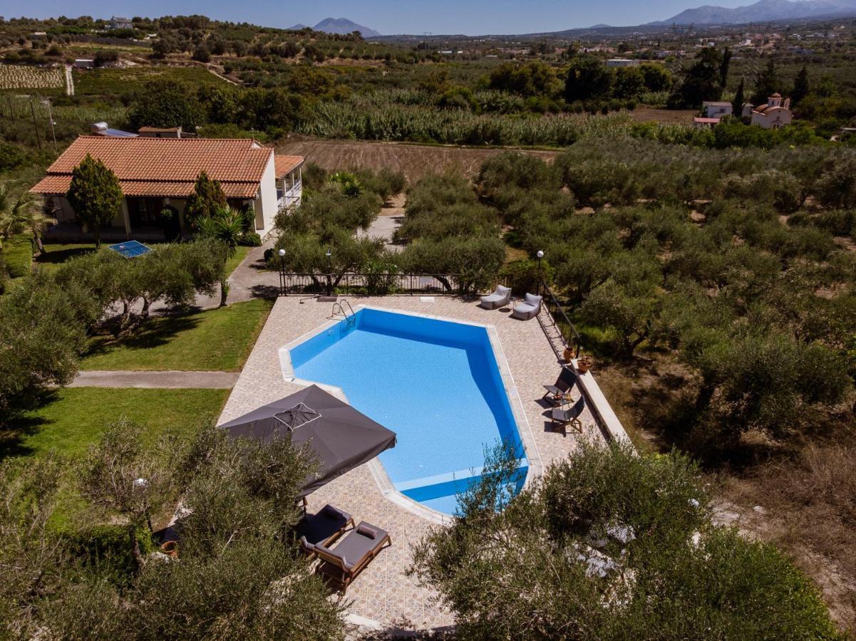 Lefkothea Villas With Large Pool, Bbq & Playground Adelianos Kampos Exterior foto