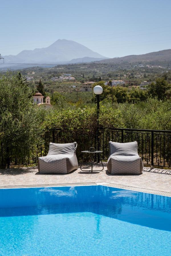 Lefkothea Villas With Large Pool, Bbq & Playground Adelianos Kampos Exterior foto