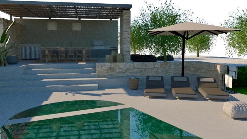 Lefkothea Villas With Large Pool, Bbq & Playground Adelianos Kampos Exterior foto